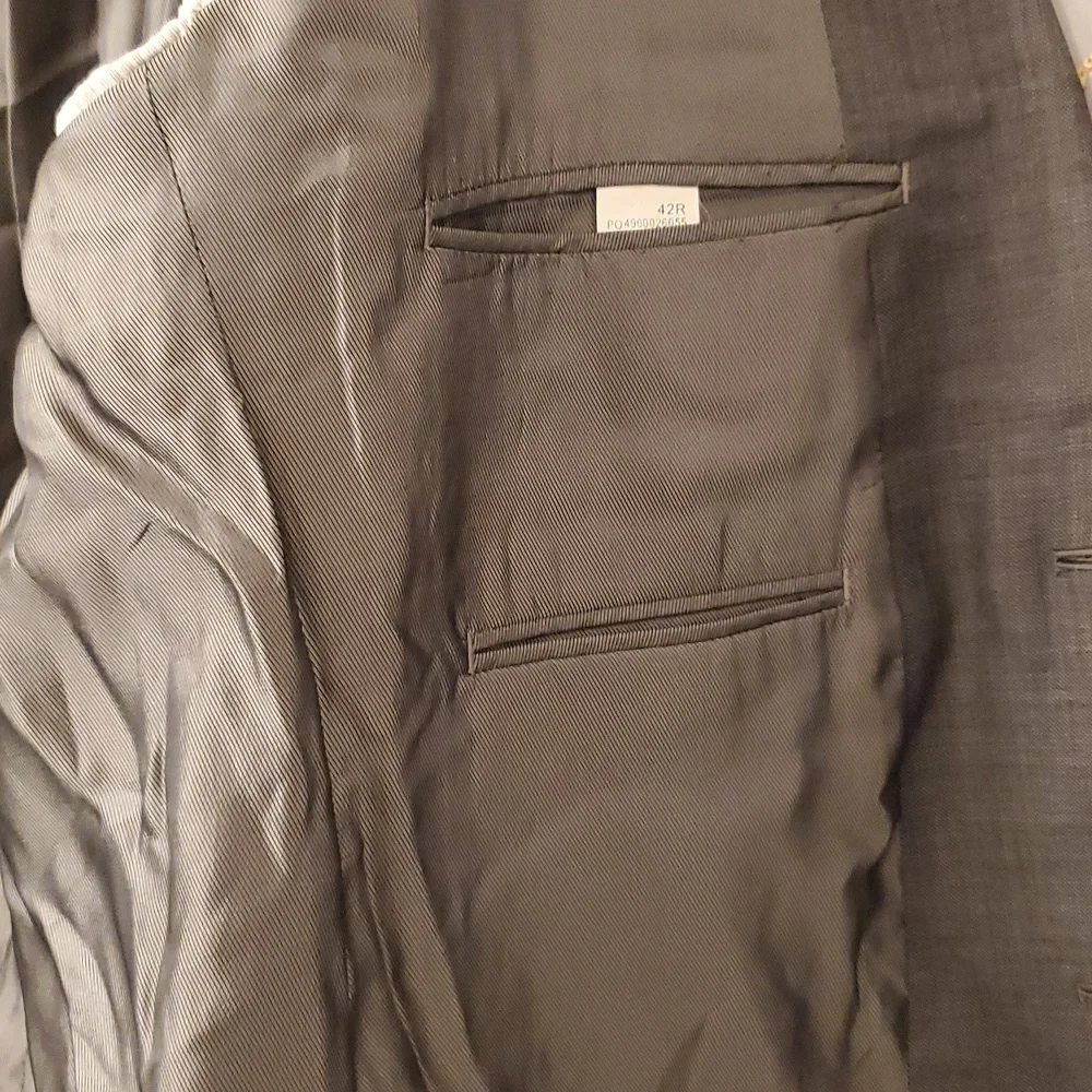 Calvin Klein Charcoal Blazer Suit Coat